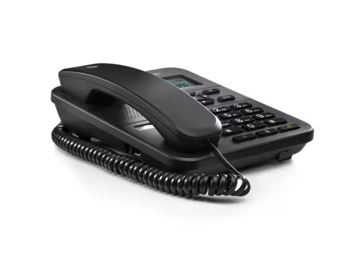 Motorola CT202 fekete vezetékes asztali telefon (MOT-2020-999)