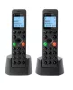Motorola DOT202 fekete DECT telefon (MOT-2078-999)