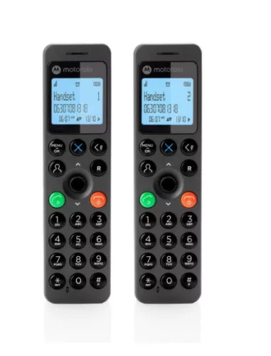 Motorola DOT202 fekete DECT telefon (MOT-2078-999)
