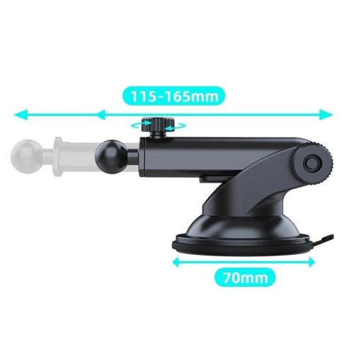 Well MOUNT-CAR-SCA07-WL Univerzális autós tartó - 4 - 7" Fekete