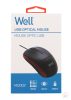 Well MOUSE-USB-MU002RD-WL, Vezetékes Optikai egér
