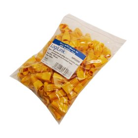   LogiLink Törés gátló 8P8C moduláris csatlakozókhoz 100db, sárga (MP0009)