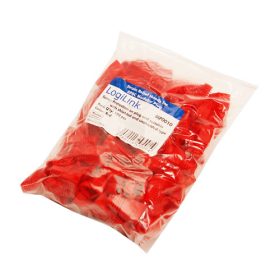   LogiLink Törés gátló 8P8C moduláris csatlakozókhoz 100db, piros (MP0010)