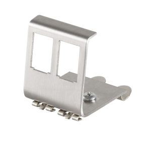   Logilink DIN-sínes adapter két RJ45 keystone modulhoz, fém (MP0052)