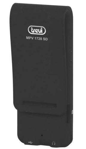 Trevi MPV 1728 SD Multimédia lejátszó, fekete színben fülhallgatóval