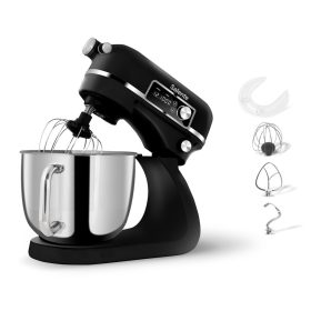   Salente DigiChef2, konyhai robotgép, 6 literes tál, teljesen fém, digitális kijelző, fekete