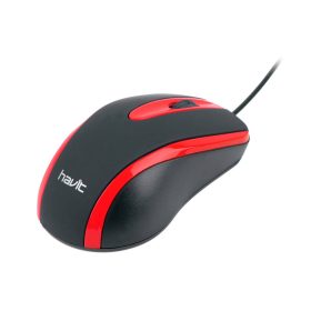 Havit MS753 Univerzális Egér 1000 DPI - Fekete-Piros