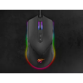 Havit Gamenote MS814 RGB gamer egér 1000-7000 DPI