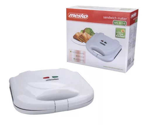 Mesko MS3014 Szendvicssütő, 700W, Fehér