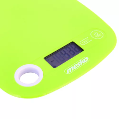 Mesko MS3159G Konyhai Mérleg, 1g mérési pontossággal, Zöld