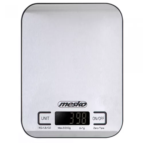 Mesko MS3169B digitális konyhai mérleg, inox