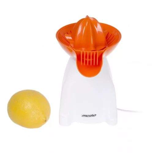 MESKO MS4074 Citrusprés, 25W, Fehér-Narancs