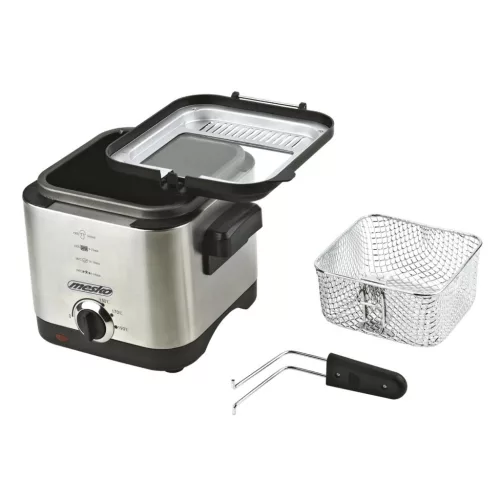 Mesko MS4910 Olajsütő, 1,5L, inox