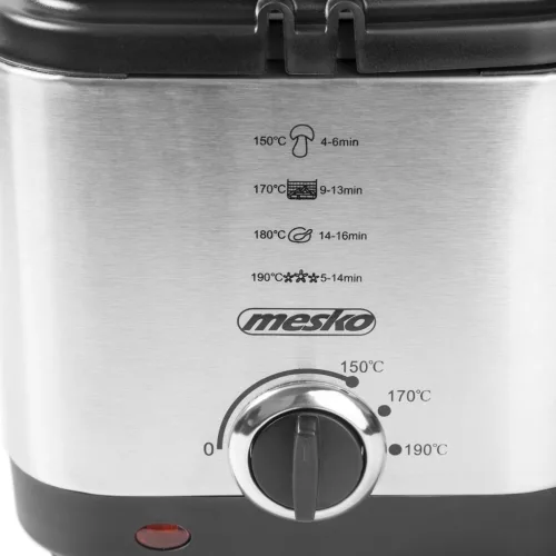 Mesko MS4910 Olajsütő, 1,5L, inox