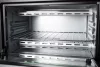 Mesko MS 6013 elektromos sütő, 9 L kapacitás, 1000 W teljesítmény, 3 fűtési mód, időzítő, tálca és grillező állvány, fekete szín