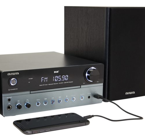 Aiwa MSBTU-700DAB Nagy teljesítményű, Hyperbass midi Hifi torony sok extra szolgáltatással