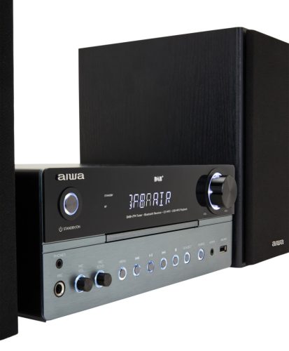 Aiwa MSBTU-700DAB Nagy teljesítményű, Hyperbass midi Hifi torony sok extra szolgáltatással