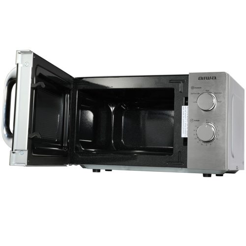 Aiwa MW-200SL NAMICOOK SILVER20 Rozsdamentes acél mikrohullámú sütő, 20 liter