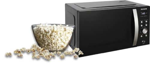 Aiwa MW-230DG/BK NAMICOOK CRYSTAL23 Mikrohullámú sütő, grillező funkcióval, 23 literes belső térrel