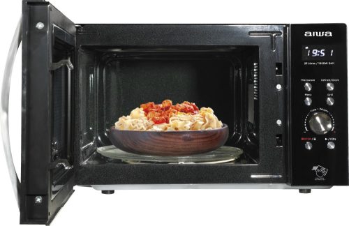 Aiwa MW-230DG/BK NAMICOOK CRYSTAL23 Mikrohullámú sütő, grillező funkcióval, 23 literes belső térrel