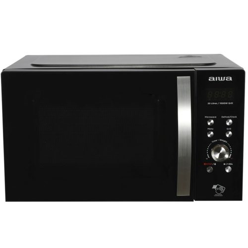 Aiwa MW-230DG/BK NAMICOOK CRYSTAL23 Mikrohullámú sütő, grillező funkcióval, 23 literes belső térrel