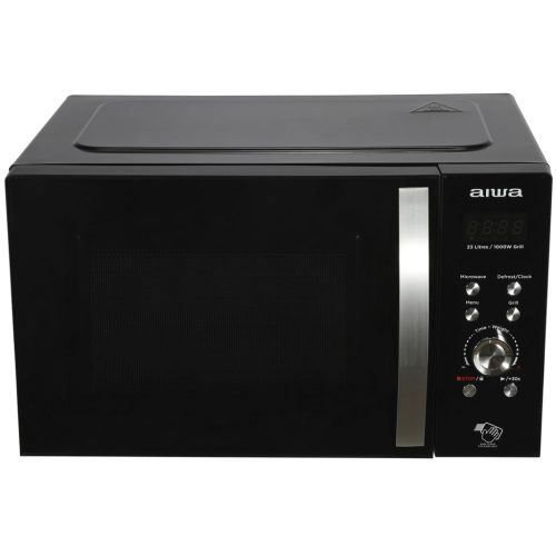 Aiwa MW-230DG/BK NAMICOOK CRYSTAL23 Mikrohullámú sütő, grillező funkcióval, 23 literes belső térrel