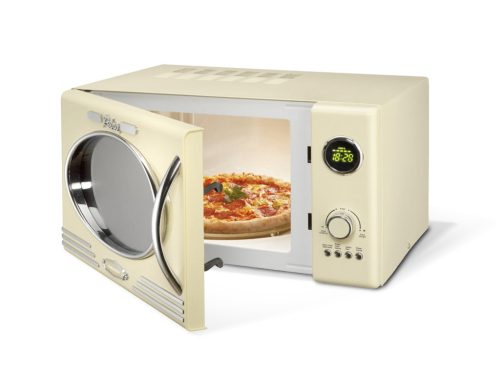 Kalorik MW2500DG Retro mikró 25L, Krémszín