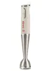 Girmi MX03 - 400W botmixer ergonomikus fogással, 19 cm inox szárral és 2 sebességgel, matt törtfehér színben