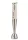 Girmi MX03 - 400W botmixer ergonomikus fogással, 19 cm inox szárral és 2 sebességgel, matt törtfehér színben