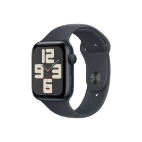   Apple Watch SE (2024) GPS 40mm éjfekete alumínimumtok, éjfekete sportszíj S/M (MXE73)