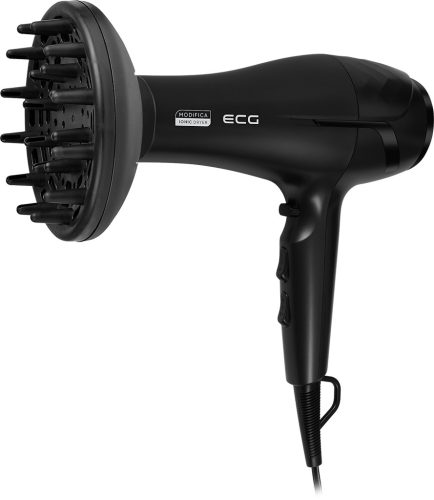 ECG Modifica Nera Grande+ Hajszárító fekete, 2200W