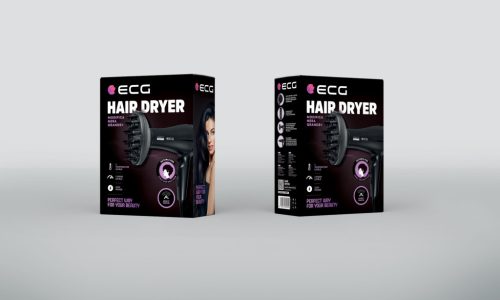 ECG Modifica Nera Grande+ Hajszárító fekete, 2200W