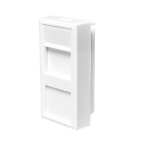   Logilink Francia előlap, moduláris betét 22,5 x 45 mm, fehér (NF0001)