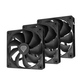 Genesis OXAL 120 fekete ventilátor 3 db-os csomag