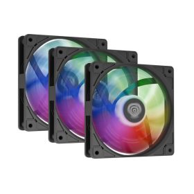 Genesis OXAL 120 ARGB fekete ventilátor 3 db-os csomag