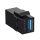 Logilink USB 3.0 keystone csatlakozó, A/F-USB-A/F, fekete