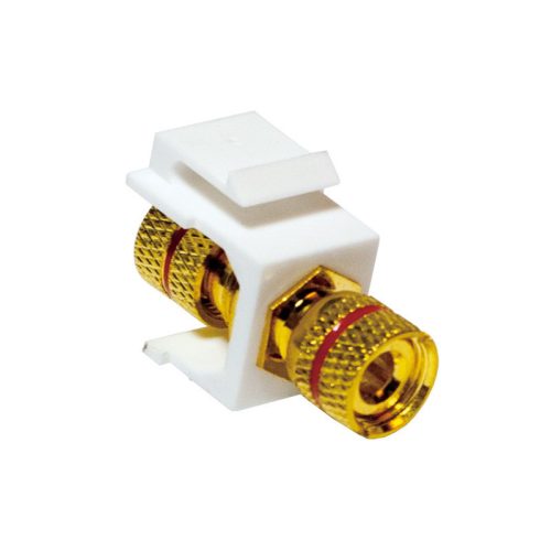 Logilink Keystone csatlakozó, 16,3 mm, kötő, fehér