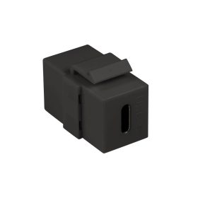  Logilink USB 3.1 Gen2 Type-C keystone csatlakozó, C/F-USB-C/F, fekete (NK0032)