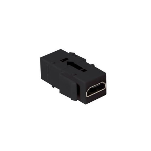 Logilink HDMI keystone csatlakozó, A/F   HDMI A/F, 4K/30 Hz, fekete