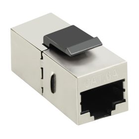   Logilink Cat.6A Keystone Inline csatlakozó, STP, 17 mm széles, fém (NK4010)