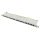 Logilink Cat.6A patch panel 24-port STP, szürke, fél egység magasságú
