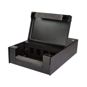   Logilink konszolidációs pontdoboz 4 keystone csatlakozóhoz, fekete (NP0090)