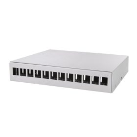   Logilink Consolidation point box 12-port, asztali/falra/sínre szerelheto, szürke (NP0094)
