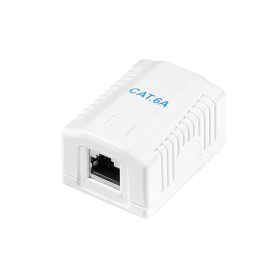   Logilink Cat.6A Felületre szerelt doboz 1 x RJ45, árnyékolt (NP0096)