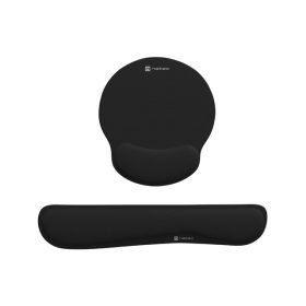   NATEC Chimpunk 2 az 1-ben egér- és csuklótámasz Ergonomikus szett - fekete