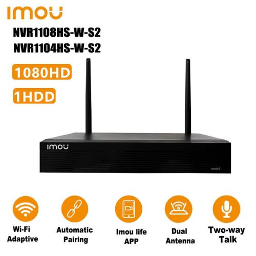 IMOU NVR1104HS-W-S2 NVR 4 csatornás videó rögzítő