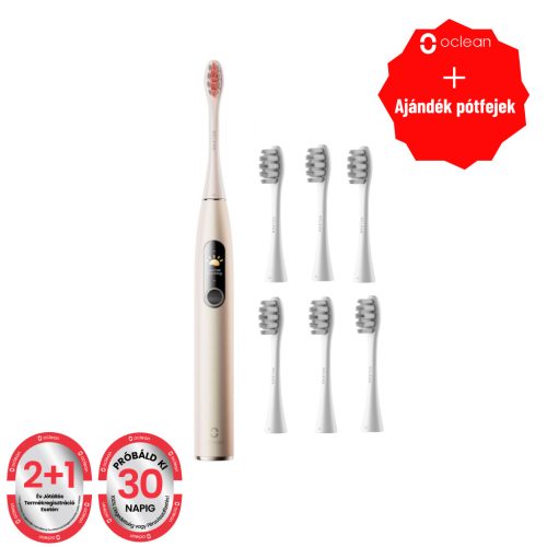 Oclean X Pro Digital elektromos fogkefe+ pótfej (OCL552553+OCL552263)