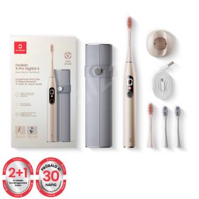 Oclean elektromos fogkefe X Pro Digital Set arany