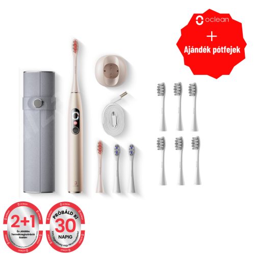 Oclean X Pro Digital Set elektromos fogkefe+ pótfej (OCL552577+OCL552263)