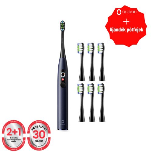 Oclean X Pro Digital elektromos fogkefe+ pótfej (OCL553482+ OCL552232)